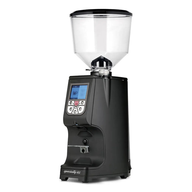 EUREKA ATOM SPECIALTY 65 COFFEE GRINDER - BLACK The Flat Cap Coffee Roasting Company