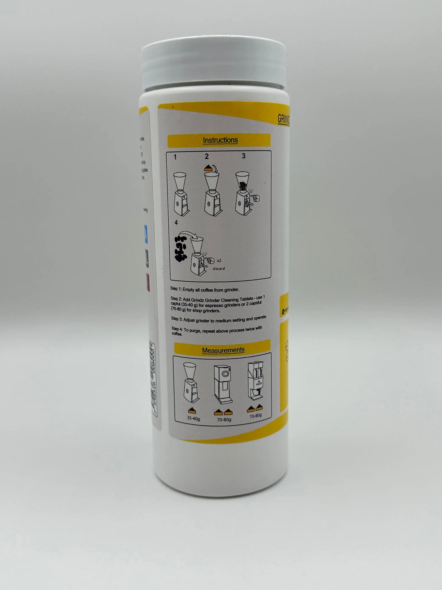 GRINDZ GRINDER CLEANING TABLETS 430G The Flat Cap Coffee Roasting Company