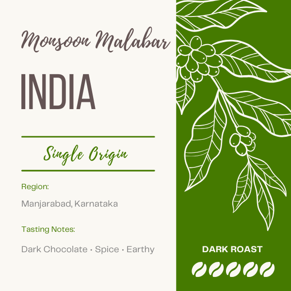 INDIA - MONSOON MALABAR The Flat Cap Coffee Roasting Company