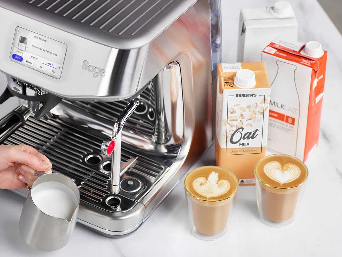 Sage Barista Touch Impress (Brushed Stainless Steel) Sage