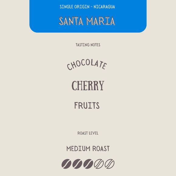 NICARAGUA - SANTA MARIA NATURAL - The Flat Cap Coffee Roasting Company
