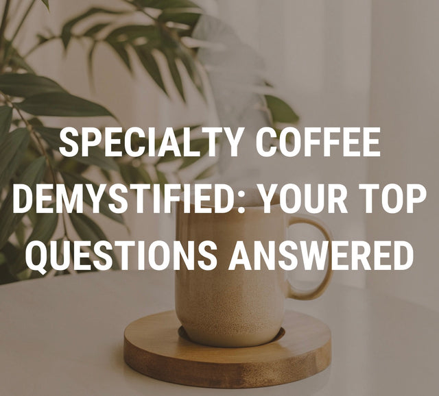 Specialty Coffee Demystified: Your Top Questions Answered