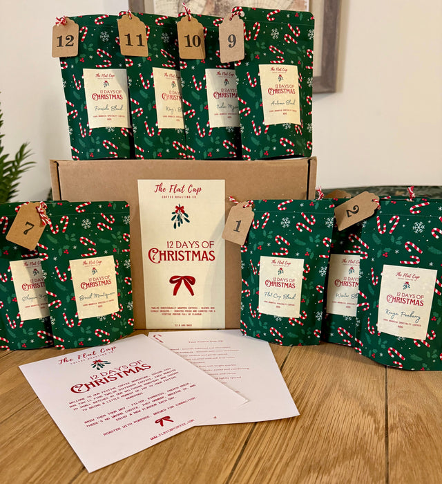 THE 12 DAYS OF CHRISTMAS COFFEE COLLECTION The Flat Cap Coffee Roasting Company