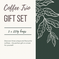 COFFEE TRIO GIFT SET The Flat Cap Coffee Roasting Company