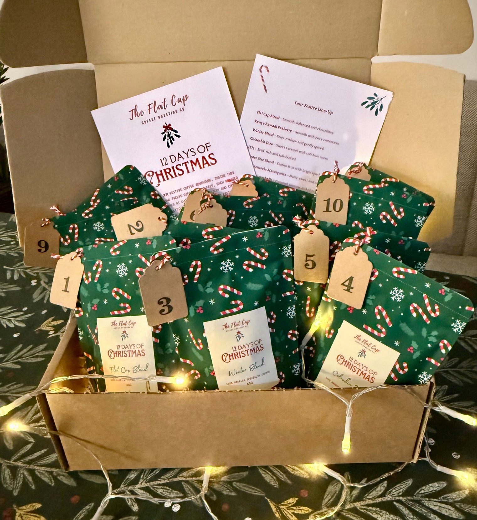 THE 12 DAYS OF CHRISTMAS COFFEE COLLECTION The Flat Cap Coffee Roasting Company