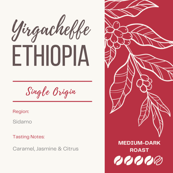 ETHIOPIA - YIRGACHEFFE The Flat Cap Coffee Roasting Company