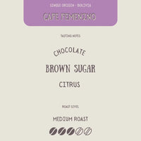 BOLIVIA - CAFE FEMENINO The Flat Cap Coffee Roasting Company