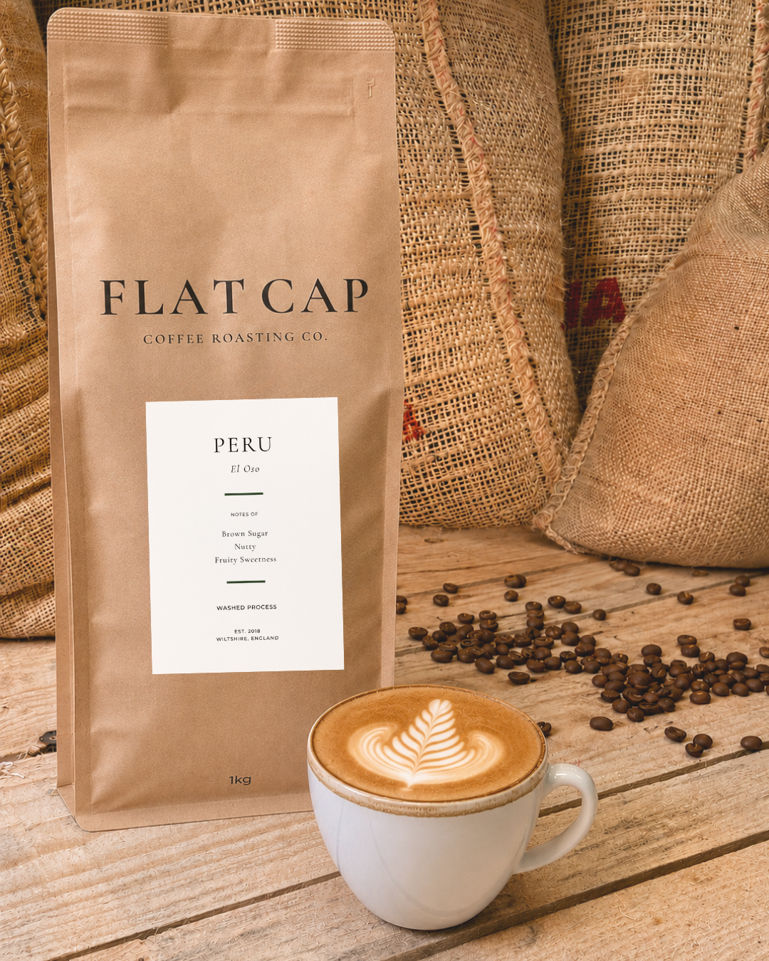Flat Cap Coffee Roastery Peru El Oso 