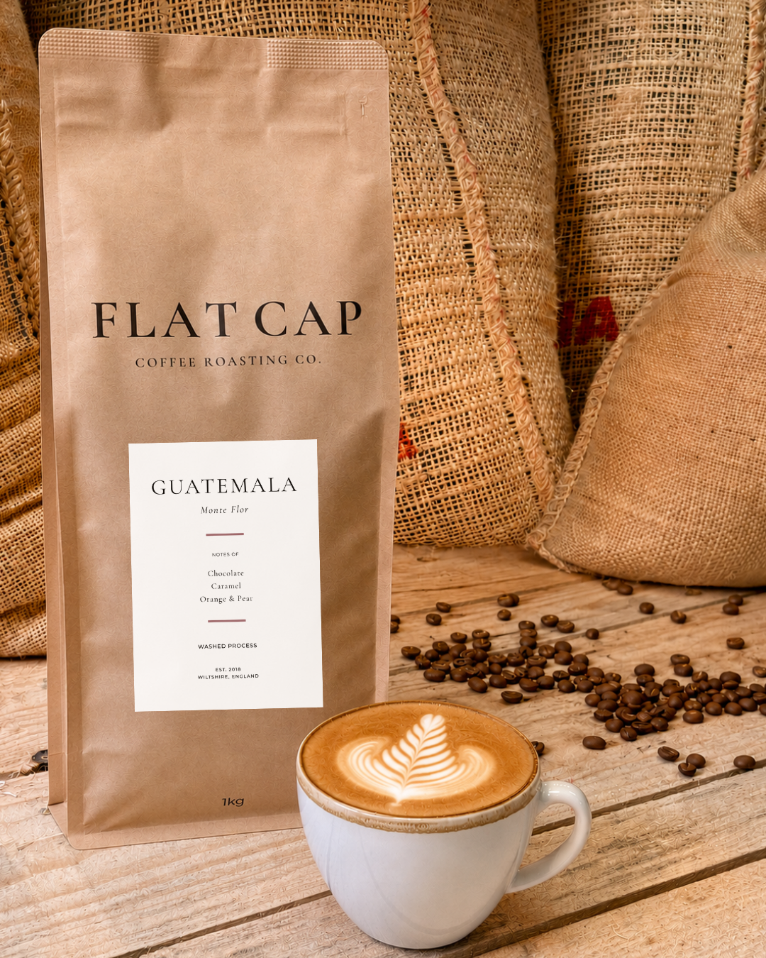 Guatemala Monte Flor speciality coffee by Flat Cap Coffee