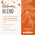 AUTUMN BLEND The Flat Cap Coffee Roasting Company