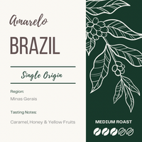 BRAZIL - AMARELO MANTIQUEIRA The Flat Cap Coffee Roasting Company