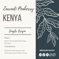 KENYA - ZAWADI PEABERRY The Flat Cap Coffee Roasting Company