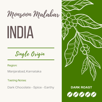 INDIA - MONSOON MALABAR The Flat Cap Coffee Roasting Company