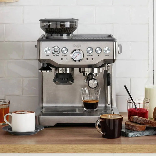 Sage The Barista Express Espresso Machine With Temp Control Milk Jug Sage