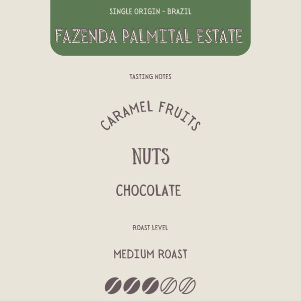 BRAZIL - FAZENDA PALMITAL ESTATE - The Flat Cap Coffee Roasting Company