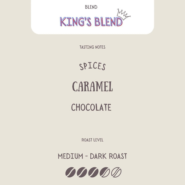 KING’S BLEND - The Flat Cap Coffee Roasting Company
