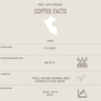 PERU - CAFE FEMENINO - The Flat Cap Coffee Roasting Company