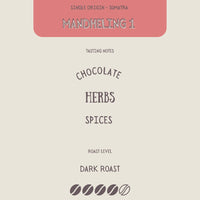 SUMATRA - MANDHELING 1 - The Flat Cap Coffee Roasting Company